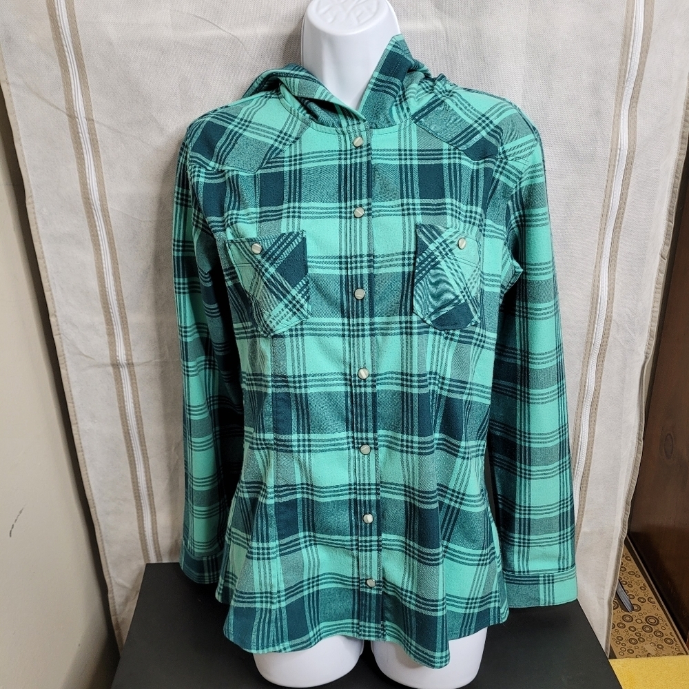 Mountain Hardwear Stretchstone Hooded Flannel Women's 8